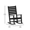 Flash Furniture Black All-Weather Outdoor Rocking Chair, 2PK 2-LE-HMP-2002-110-BK-GG - alternate 4